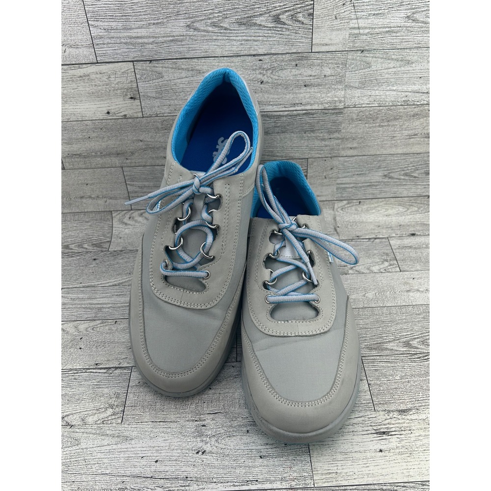 SAS Shoes Women's Size 9.5 M Gray Comfort Lace Up Walking Shoes Made in USA